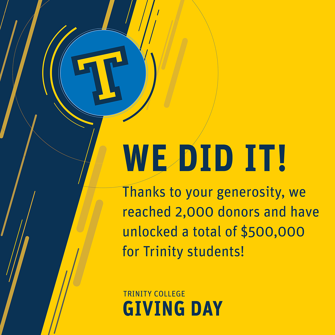 Trinity Giving Day graphic